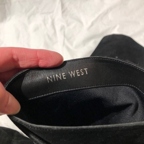 Nine West Black Suede Slouchy Boots - Picture 11 of 12